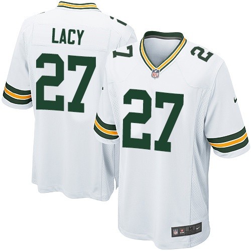 Youth Limited Eddie Lacy Nike Jersey White Road - #27 NFL Green Bay Packers